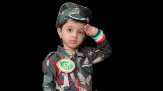लहान मुलांनी सादर केले जे सैनिक सीमेवरती असतात त्यांचं संघर्ष..... जय हिंद kurundwad gathering