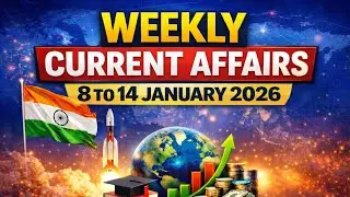Weekly Current Affairs/ 08 to 14 January 2026/current affairs by RHP