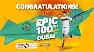 Roger Federer Wins his 100th career singles title in Dubai