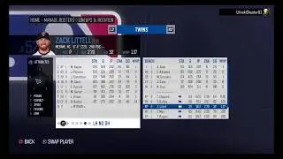 RBI Baseball 20 - Minnesota Twins Roster - All Players Ratings Positions Ages Colleges & Stats