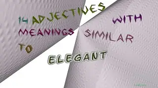 elegant - 19 adjectives which are synonyms to elegant (sentence examples)