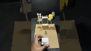 Power Hammer Machine Using DC Motor/ #tech #youtubeshorts #motor #experiment #dcmotorproject