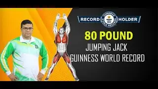 Jumping Jack with 80 pound Guinness World Record