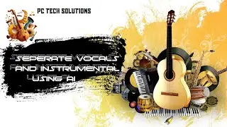 SEPERATE VOCALS AND INSTRUMENTAL USING AI 😱 || Remove Background Music From Song || Music ||