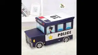 Toy Storage box || kids toy box || School bus storage box||organizer baby toys||buy at low price ❤️