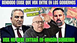EL&Iacute;AS BENDODO, CON TONO CHULESCO Y DE SUPERIORIDAD, DANDO LECCIONES A VOX, C&Aacute;LLATE LA BOCA