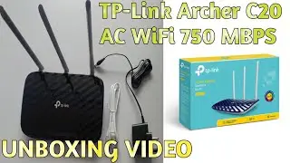 TP-Link Archer C20 AC WiFi 750 MBPS Wireless Dual Brand WiFi Unboxing Video, Amazing Market Baduria