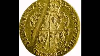 1762 George III of United Kingdom gold quarter guinea 4