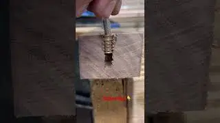 How threaded insert works. #shorts
