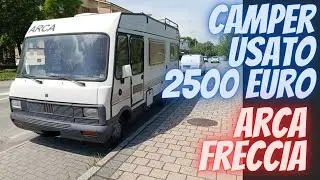 CAMPER USATO 2500 EURO ARCA FRECCIA 568