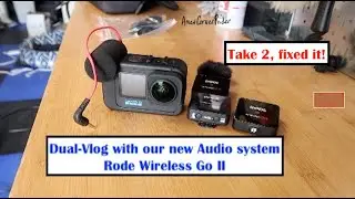 Dual-Vlog using RODE WIRELESS GO MIC. Fixed the sound issue in editing?