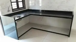 kitchen platform finish video #SV stone maison#viral #modlar #construction#youtube