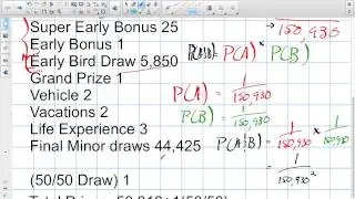 Independent Events with the Sick Kids 2015 Lotto Grade 12 Data Management Lesson 6 1 2 2 15