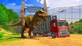 Angry Dinosaur Zoo Truck Cargo Transport - Android Gameplay
