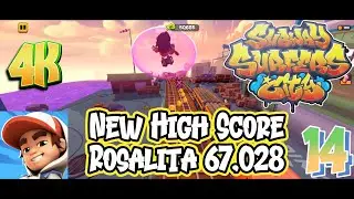 Subway Surfers City - Gameplay Walkthrough Episode 14 - Rosalita New High Score (67,028)