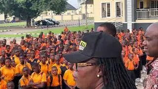 Federal Model College Asaba, Delta state was visited for Aneke Tv scholarship program