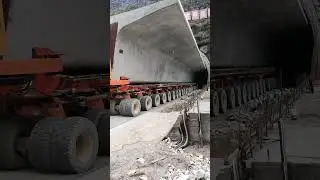 Bridge Deck Transported by the Multi-Axle Vehicle