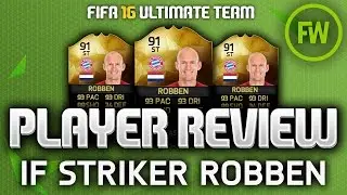 FIFA 16 - IF STRIKER ROBBEN (91) PLAYER REVIEW! (FIFA 16 ULTIMATE TEAM)