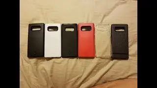 Galaxy Note 8 Case Haul - Patchworks Level ITG Flexguard Pure Shield Incipio Carnaby Esquire