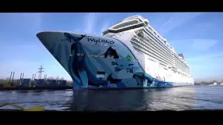 MEYER WERFT - Ausdocken | Float Out Norwegian Bliss