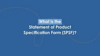 Pest Management Regulatory Agency Statement of Product Specification Form