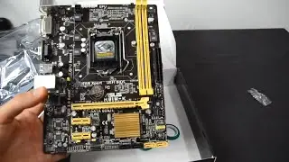 Распаковка и первый взгляд на материнскую плату ASUS H81M K LGA1150 USB 3.0