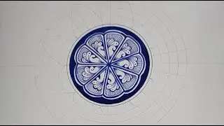 Relaxing Mandala Art session #mandalaartforbeginners #mandalapatterns
