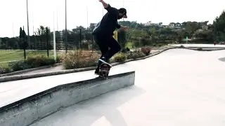 Freestyle skateboarding with Thomas VANIER