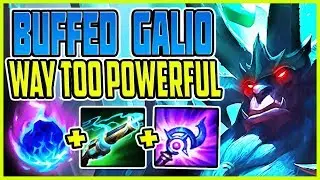 BUFFED GALIO IS WAY TOO POWERFUL! MORE DAMAGE THAN EVER! TOP Galio vs Vladimir Season 9 Gameplay