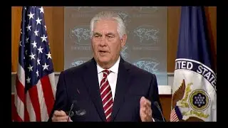 Rex Tillerson State Department Press Briefing - August 22, 2017