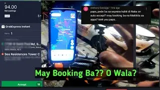 MAY BOOKING BA SI GRAB KAHIT HINDI NAKA AUTO ACCEPT? &bull; FULL VIDEO TUTORIAL &bull; LuDoBeMotoVlog