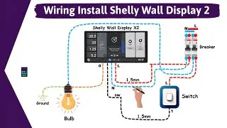 Installation Shelly Wall Display X2 Home Assistant I Smart Home I Solar Energy I Electricity Bill