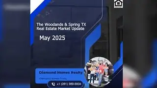 💎May 2025 🏠️Real Estate Market Update ⬆️ Home sales & Inventory 🔥 The Woodlands & Spring TX