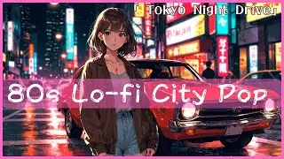 80s Japanese Lo-Fi City Pop✨ 8Original Songs｜Study/Chill/Relax～「Tokyo Night Drive」