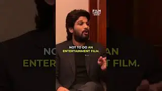 'I don't want to do an ENTERTAINMENT FILM...' 😲 | Allu Arjun | Pushpa 2 | #shorts