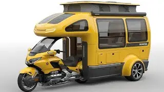2026 Honda Gold Wing Electric Tricycle Camper Review | The Future of Luxury Touring Is Here