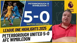 Peterborough United 5&ndash;0 AFC Wimbledon | Leonard & Lindgren Shine | League One Highlights 2025