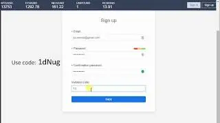 Kucoin - Create account with Invitation-Code | 2018