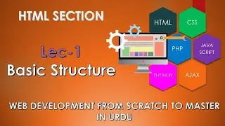 1- Basic strature of website in HTML