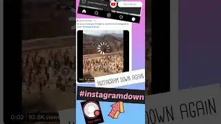 instagram down again 😎 #instagramdown