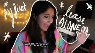 signing my FIRST APARTMENT LEASE ON MY OWN...at 29 - vlogmas