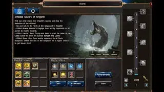 Drakensang Online - New Sewers of Kingshill 2020 Event rewards