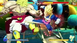 [DBFZ] This SSJ Vegeta COMBO hurt my THUMBS!!