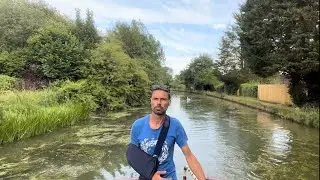 345. Single handed boating | Pivot technique for winding a Narrowboat | New Tiller handle