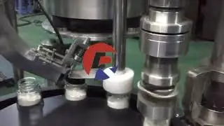FDA - Sterile pharmaceutcial powder bottle filling capping machine- Reliance Machinery