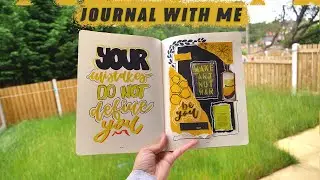 JOURNAL WITH ME | BLACK AND YELLOW