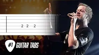 Imagine Dragons - Whatever It Takes (Guitar Tab tutorial)