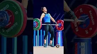 🇮🇹 Lucrezia Magistris 99kg Snatch in the 59kg category at the 2024 World Championships = 🥉