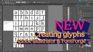 Creating a font with Illustrator 23