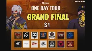 💥 Free Fire ONE DAY TOUR LIVE | Munna || Non-Stop Action🔥 || G1 YT